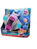 Paw Patrol, veicolo trasformabile Aqua Pups di Skye, personaggio Skye incluso, giochi per bambini 3 anni, avventure marine
