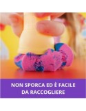 Kinetic Sand Gelateria Colorata, Sabbia Cinetica Blu, Rosa e Bianca, 396g, Coni Gelato e Strumenti per Decorare, 3+ Anni