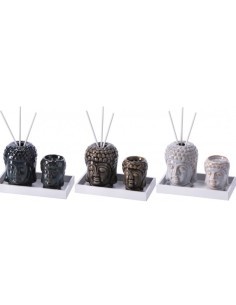 KIT DECORAZIONE 102603 BUDDHA ASSORTITO CON VASSOIO
