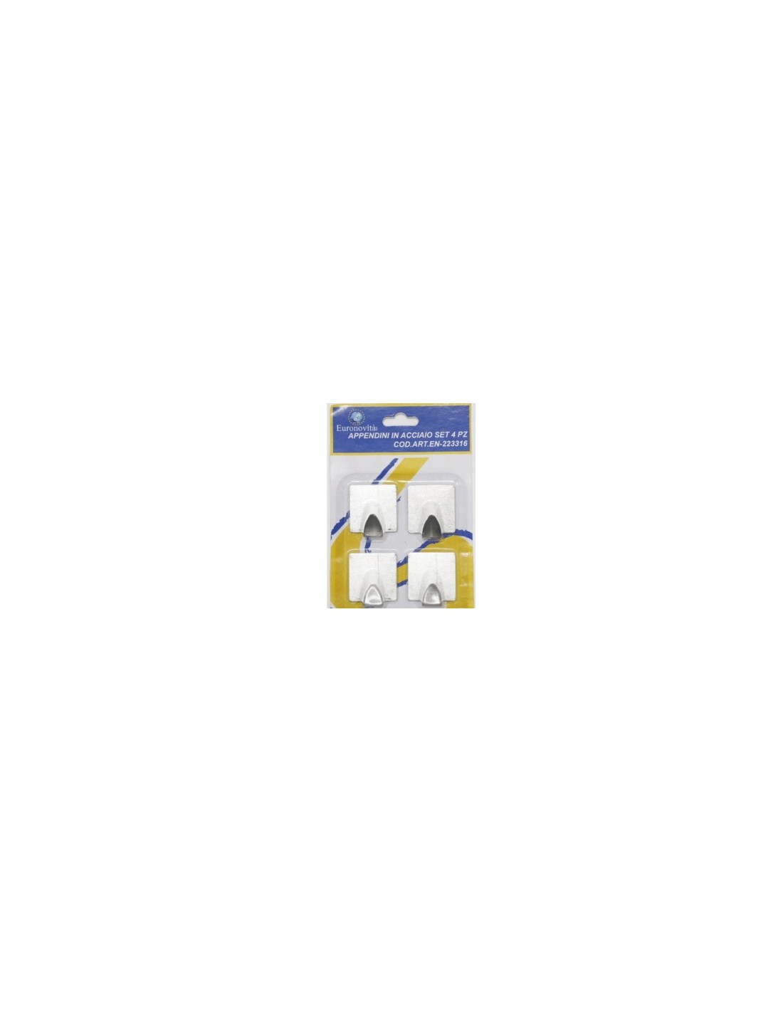 SET 4 APPENDINI 223316 ACCIAIO