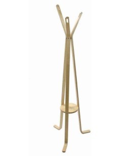 ATTACCAPANNI 420474 A STELO LEGNO NATURALE su TreG Ingrosso