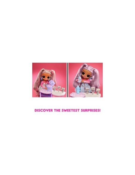 L.O.L. Surprise! OMG Sweet Nails: Kitty K Café, Unghie Finte, Smalti e 15 Sorprese per Bambine