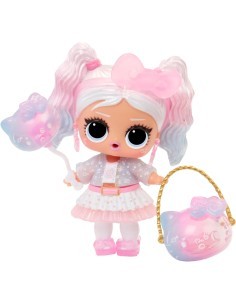 L.O.L. Surprise Loves Hello Kitty Tots, Edizione Limitata 50° Anniversario, Miss Pearly e Crystal Cutie, Accessori, Collezione