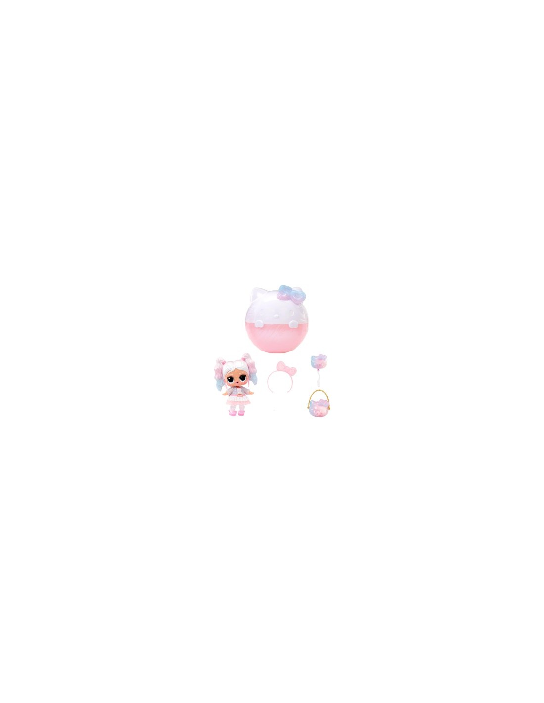 L.O.L. Surprise Loves Hello Kitty Tots, Edizione Limitata 50° Anniversario, Miss Pearly e Crystal Cutie, Accessori, Collezione