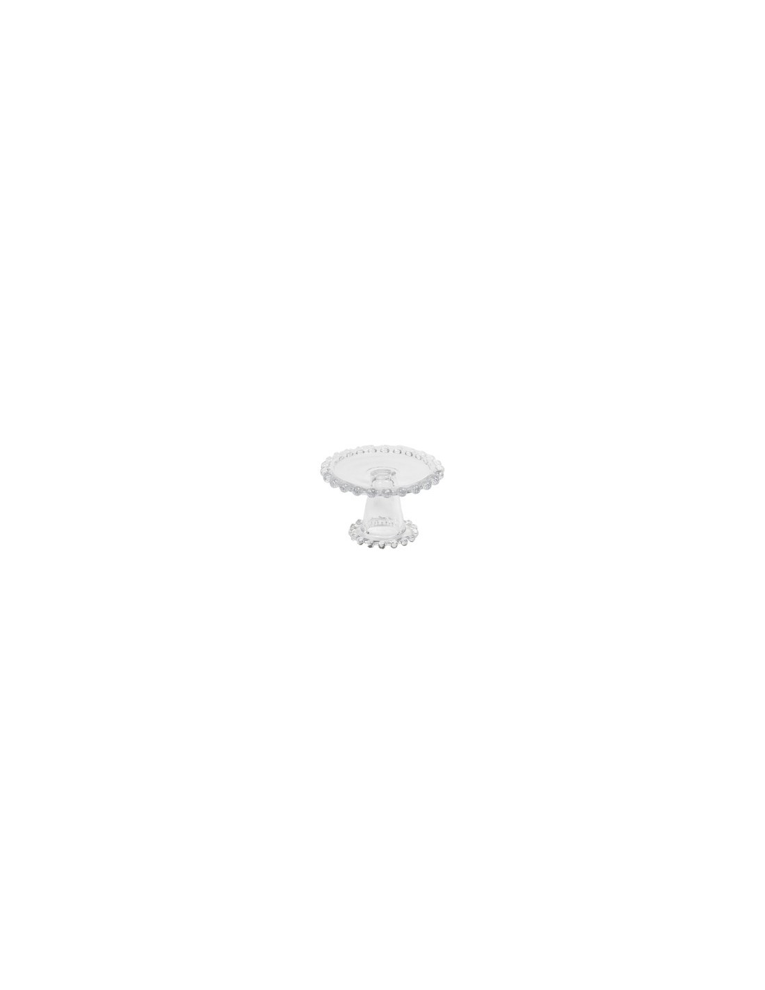 ALZATA 137147 TRASPARENTE 15X9CM VETRO