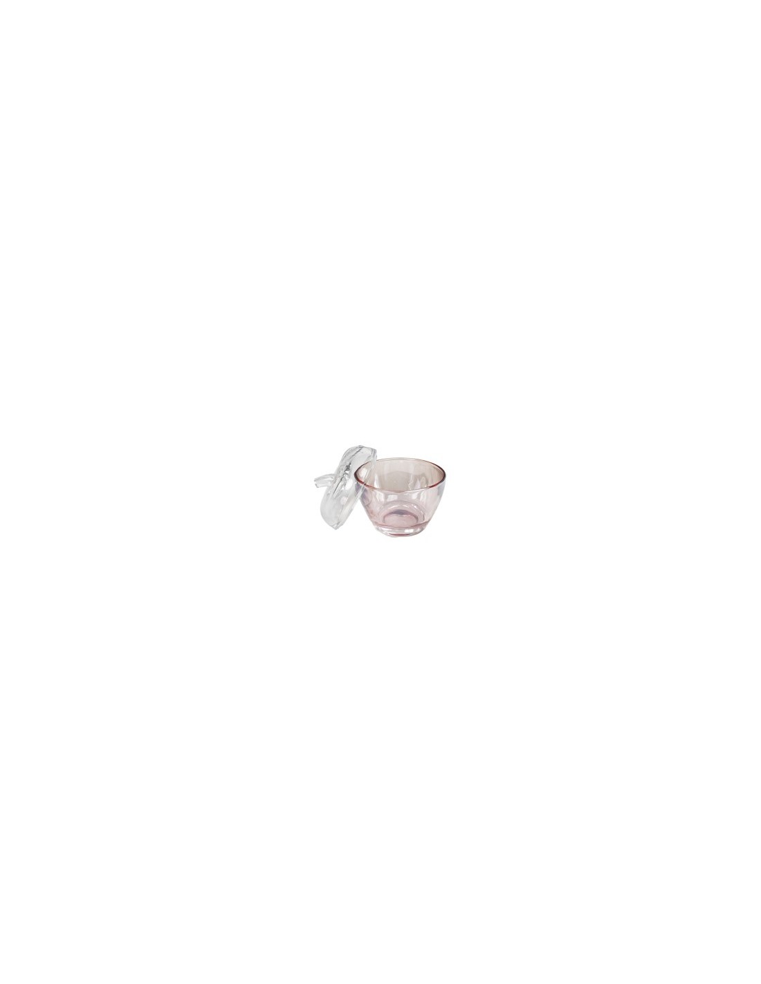 BOX MELA 137154 ROSA 10X11CM VETRO