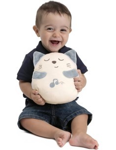 Chicco Pupazzo Gattino Dolce Fusa - Peluche Interattivo con Vibrazione e Musica