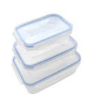 SET 3 CONTENITORI RETTANGOLARI 240/500/1000ML