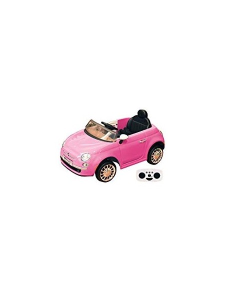 AUTO FIAT 500E ROSA 12V CON TELECOMANDO su TreG Ingrosso