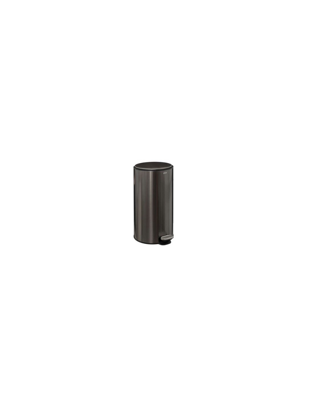 PATTUMIERA PEDALE 164753G INOX 30LT NERO