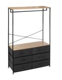 CASSETTIERA 193558 TISSA CON APPENDIABITI 100X40X167CM MDF