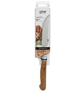 COLTELLO BISTECCA 146608 23CM INOX MANICO LEGNO
