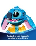 LEGO Disney Stitch 43249, Personaggio da Costruire, Parti Mobili, Camicia, Cono Gelato, Gioco per Bambini, Idea Regalo