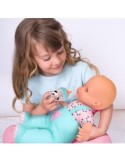 Nenuco Biberon Magico, Bambola Morbida, Biberon con Latte Magico, per Bambini 10+ Mesi, Famosa