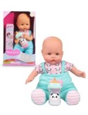Nenuco Biberon Magico, Bambola Morbida, Biberon con Latte Magico, per Bambini 10+ Mesi, Famosa