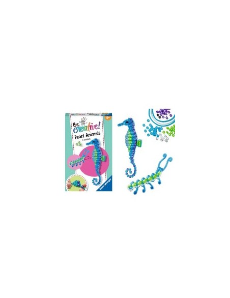 BE CREATIVE 18428 PEARL ANIMALS CAVALLUCCIO MARINO