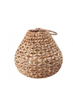 LANTERNA PORTACANDELA 101391 GIACINTO 36X46,5CM CON VASETTO VETRO