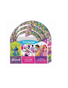 Hula Hoop Disney 56/66/76 cm, Cerchio Assortito con Design Disney, Hula Hoop per Bambini, Giochi e Attività