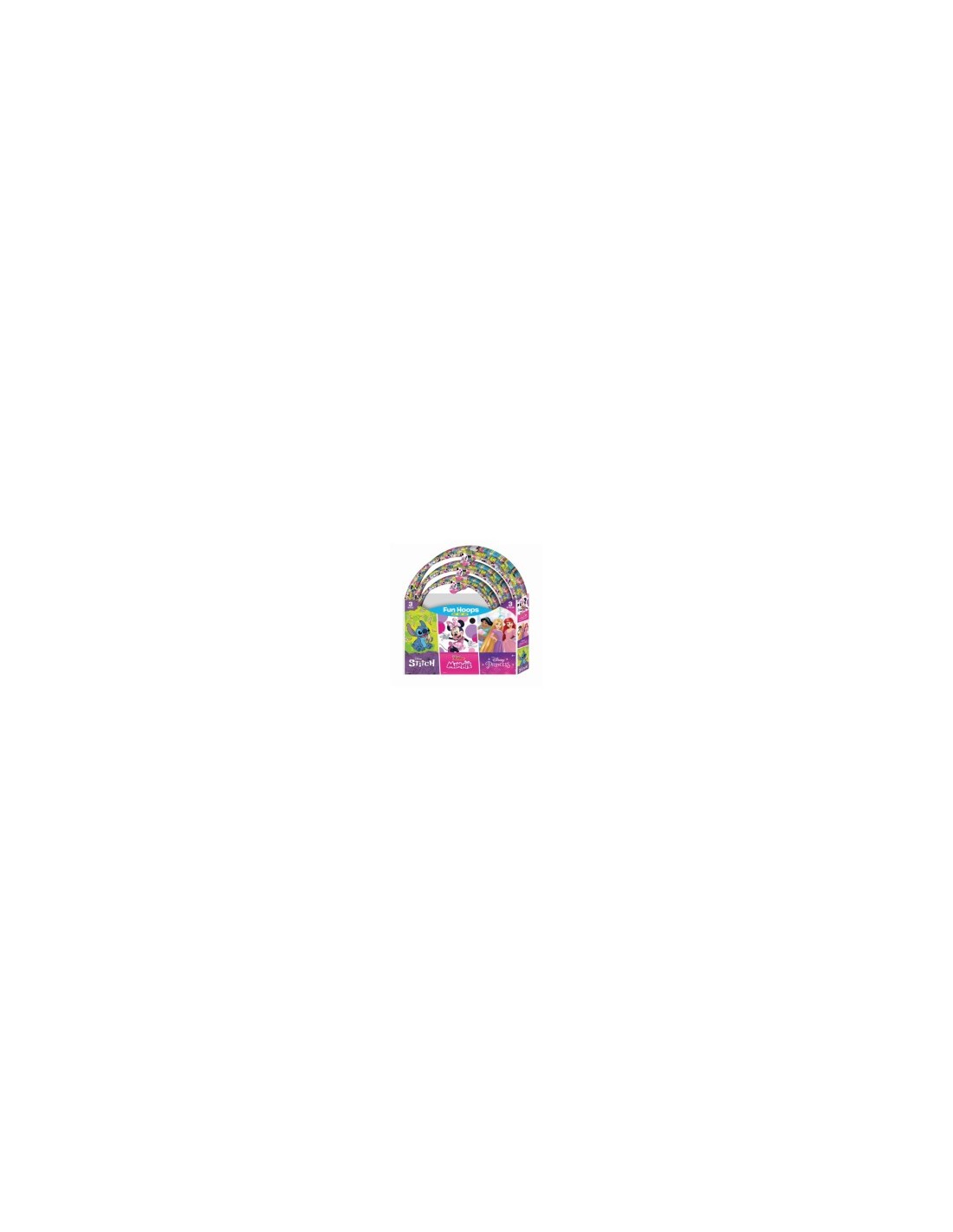 Hula Hoop Disney 56/66/76 cm, Cerchio Assortito con Design Disney, Hula Hoop per Bambini, Giochi e Attività