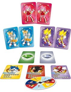 Sonic 2 in 1 Card Games in a Backpack - Collezione di Giochi di Carte