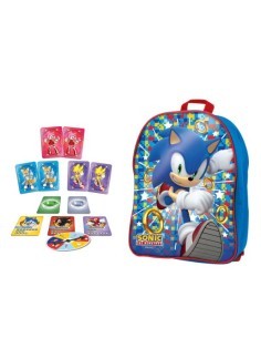 Sonic 2 in 1 Card Games in a Backpack - Collezione di Giochi di Carte