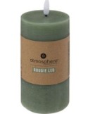 CANDELA LED 200664C VERDE 7X15CM