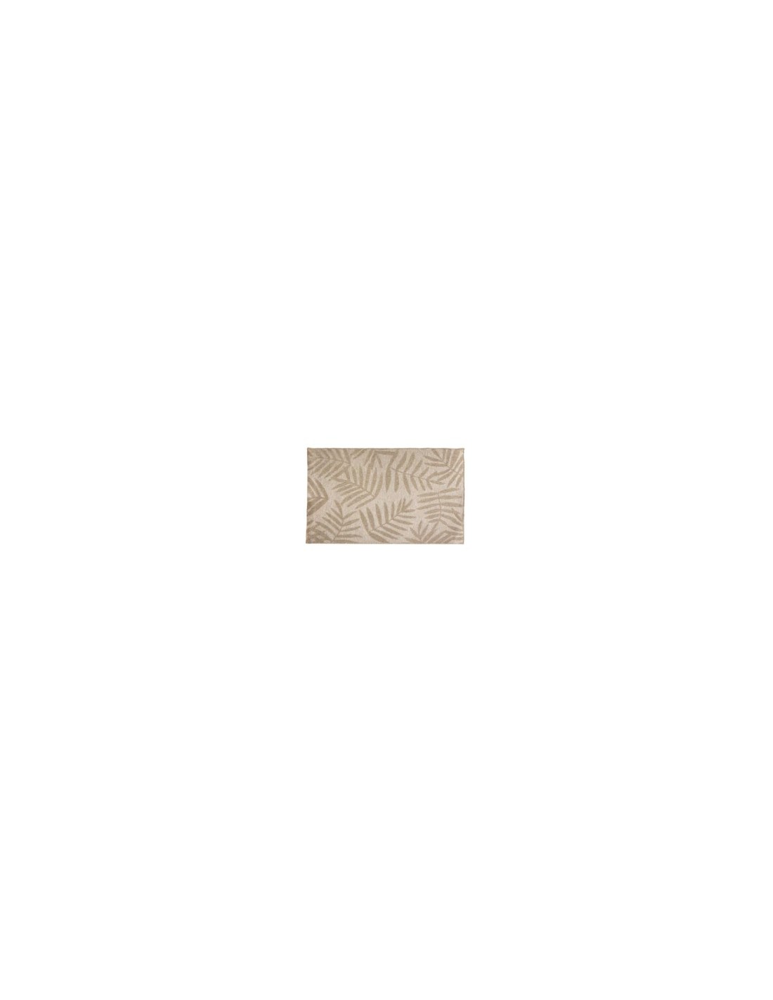 TAPPETO 178584C FOGLIE 170X120CM BEIGE