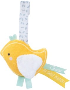 Chicco Set Regalo Nascita My Sweet DouDou - Copertina Topolino, Portaciuccio Velluto, Massaggiagengive Elefantino
