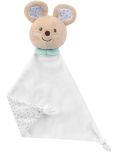 Chicco Set Regalo Nascita My Sweet DouDou - Copertina Topolino, Portaciuccio Velluto, Massaggiagengive Elefantino