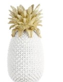 DECORAZIONE ANANAS 0130050 SURABAYA BIANCO H49,5CM