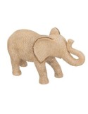 FIGURA ELEFANTE 195098 RESINA 51X23X30CM BEIGE