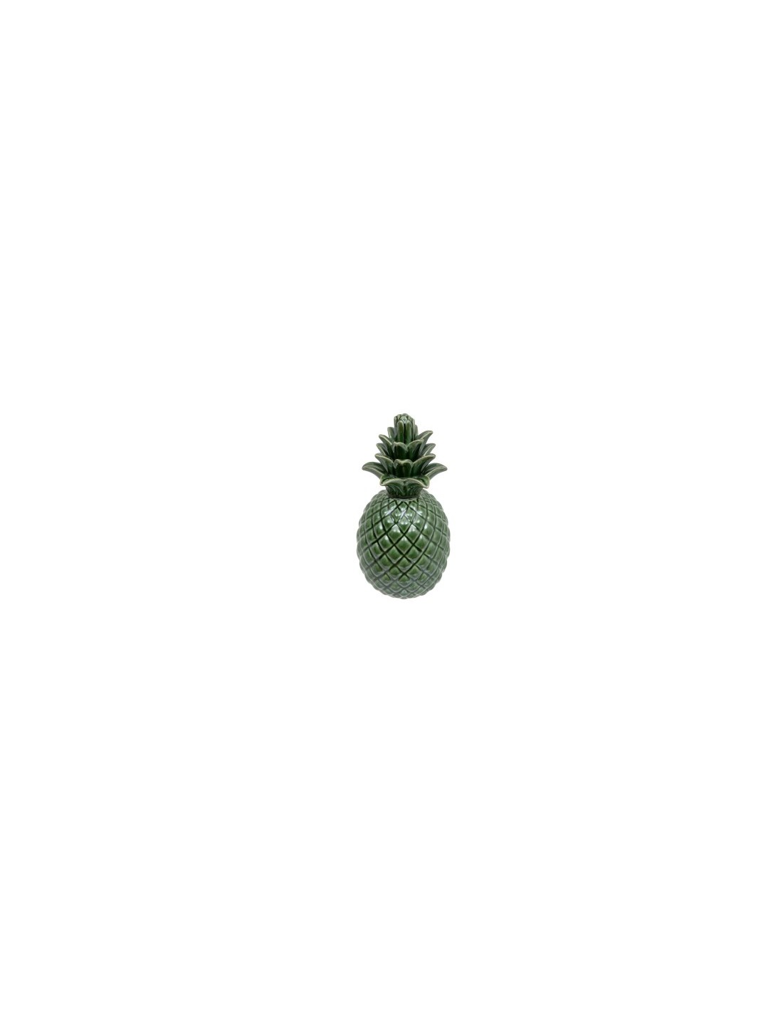 FIGURA ANANAS 200844 CERAMICA 10X20CM VERDE