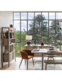 LIBRERIA 166633 BANILA 95X35X180CM ACACIA