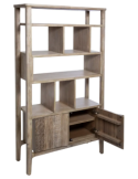 LIBRERIA 166633 BANILA 95X35X180CM ACACIA