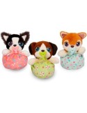 Baby Paws, mini cuccioli Beagle peluche interattivi, borsetta da portare, suoni realisti, giocattolo per bambini 3 anni+
