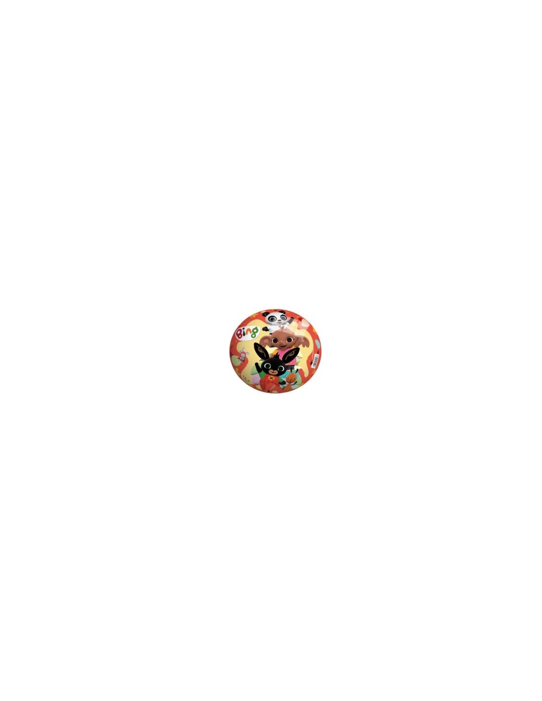 Pallone Bing 22 cm, Pallone in PVC, Diametro 230 mm, Brandizzato Bing, Leggero e Facile da Lavare