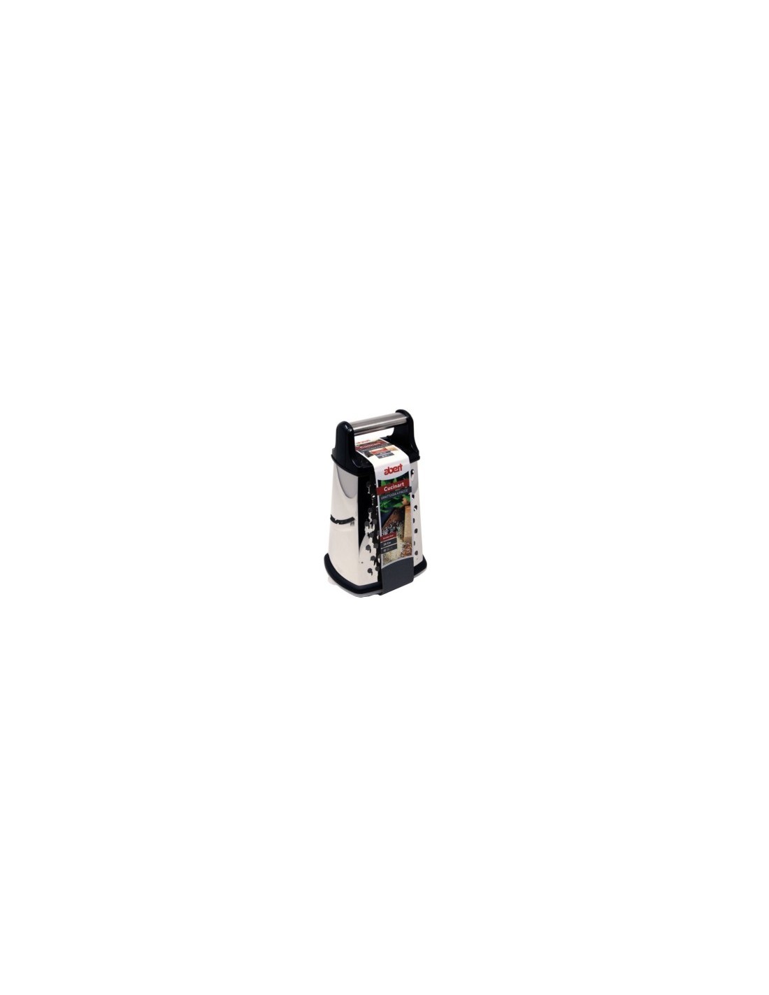 GRATTUGIA INOX 4 FACCE 24CM CON CONTENITORE