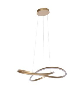 LAMPADARIO LA214247 ASTRATTO ALLUMINIO 80X80X20CM