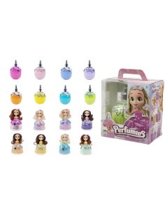 Bambola PERFUMIES Assortito 15cm, Bottiglie di Profumo, Accessori, Fiocco Colorato, Bambolina Interna