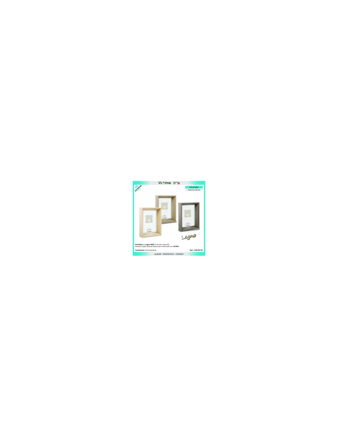 PORTAFOTO S36178/50 MDF/LEGNO 13X18 ASSORTITO