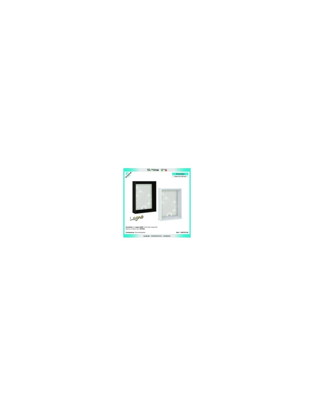 PORTAFOTO S36179/90 MDF 21X30 ASSORTITO
