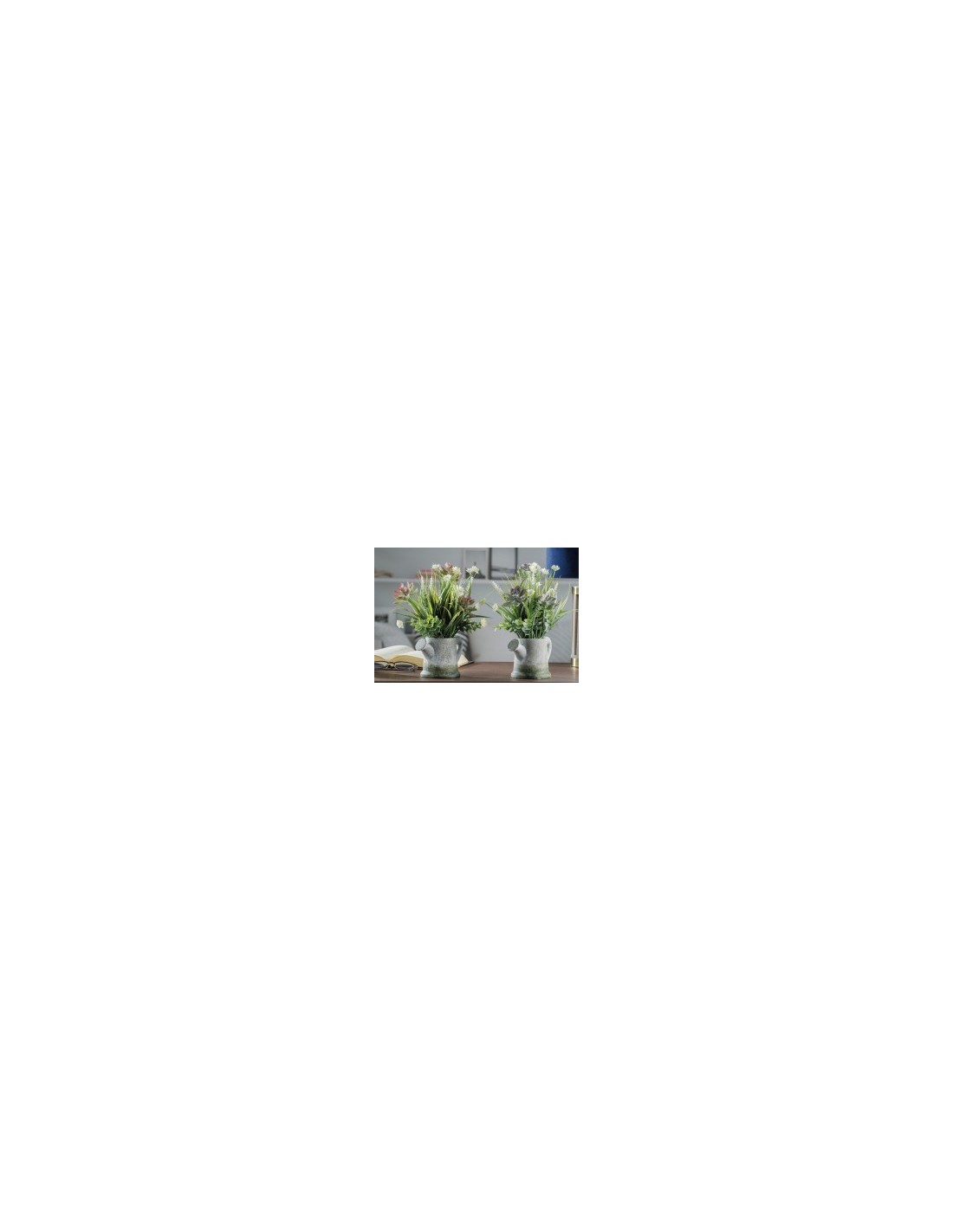 VASO 60025 CON PIANTINE 28CM ASSORT