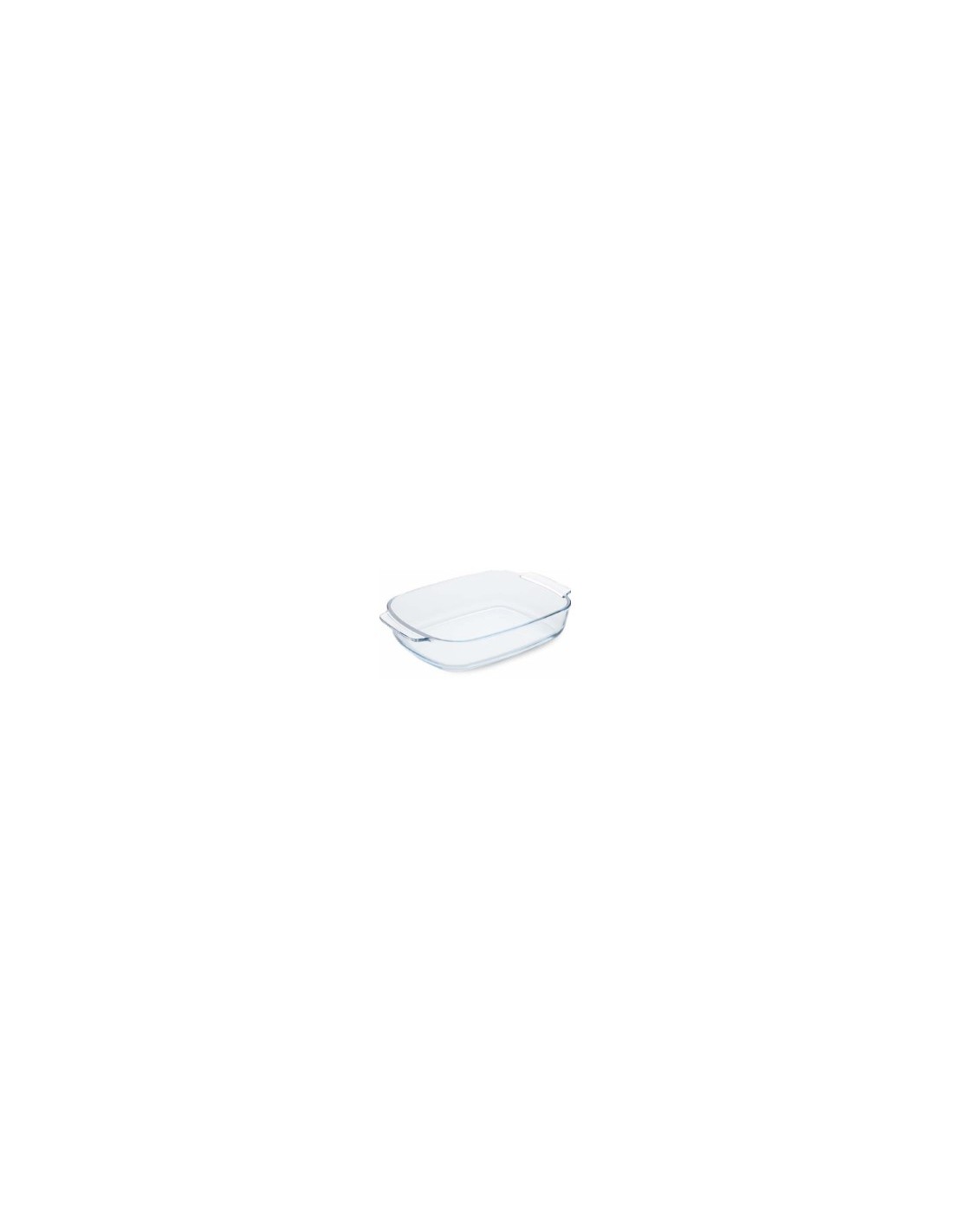 TEGLIA RETTANGOLARE 34X22,5CM 2MANICI BOROSILICATO