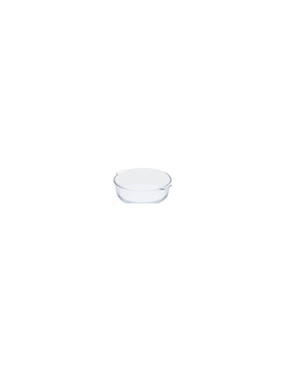 TEGLIA ROTONDA 21CM 2MANICI BOROSILICATO