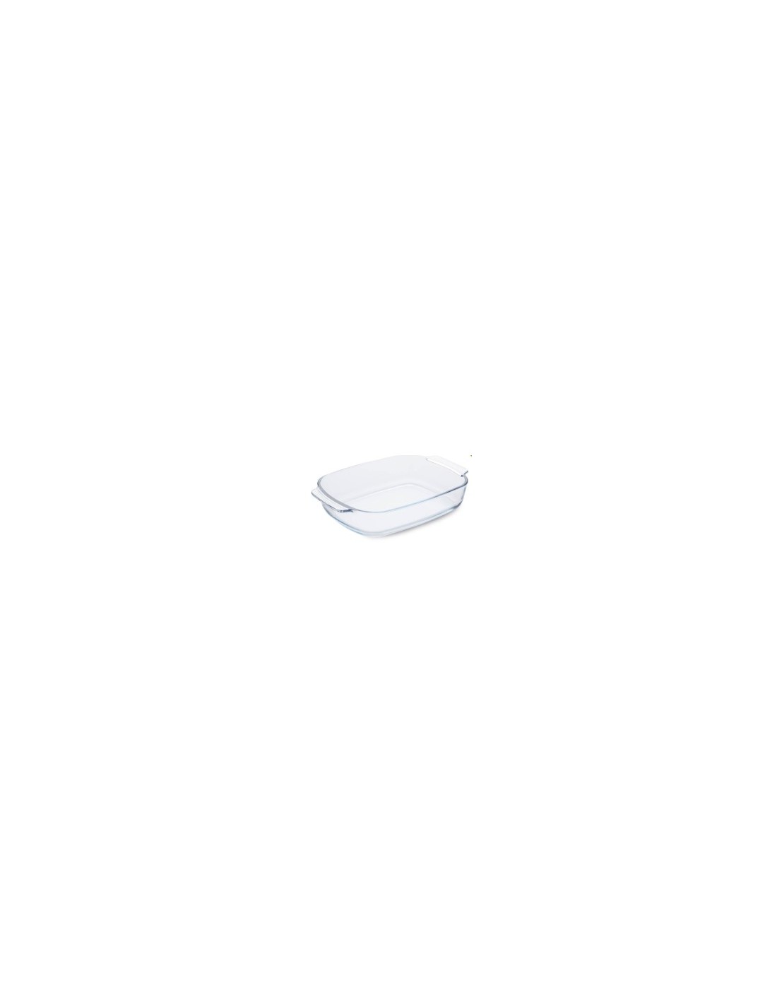 TEGLIA RETTANGOLARE 30X20CM 2MANICI BOROSILICATO