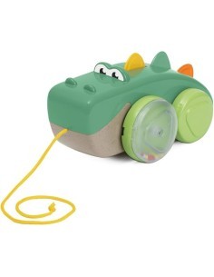 Chicco Drillo il Coccodrillo Trainabile - Gioco Pull Along in Plastica Riciclata