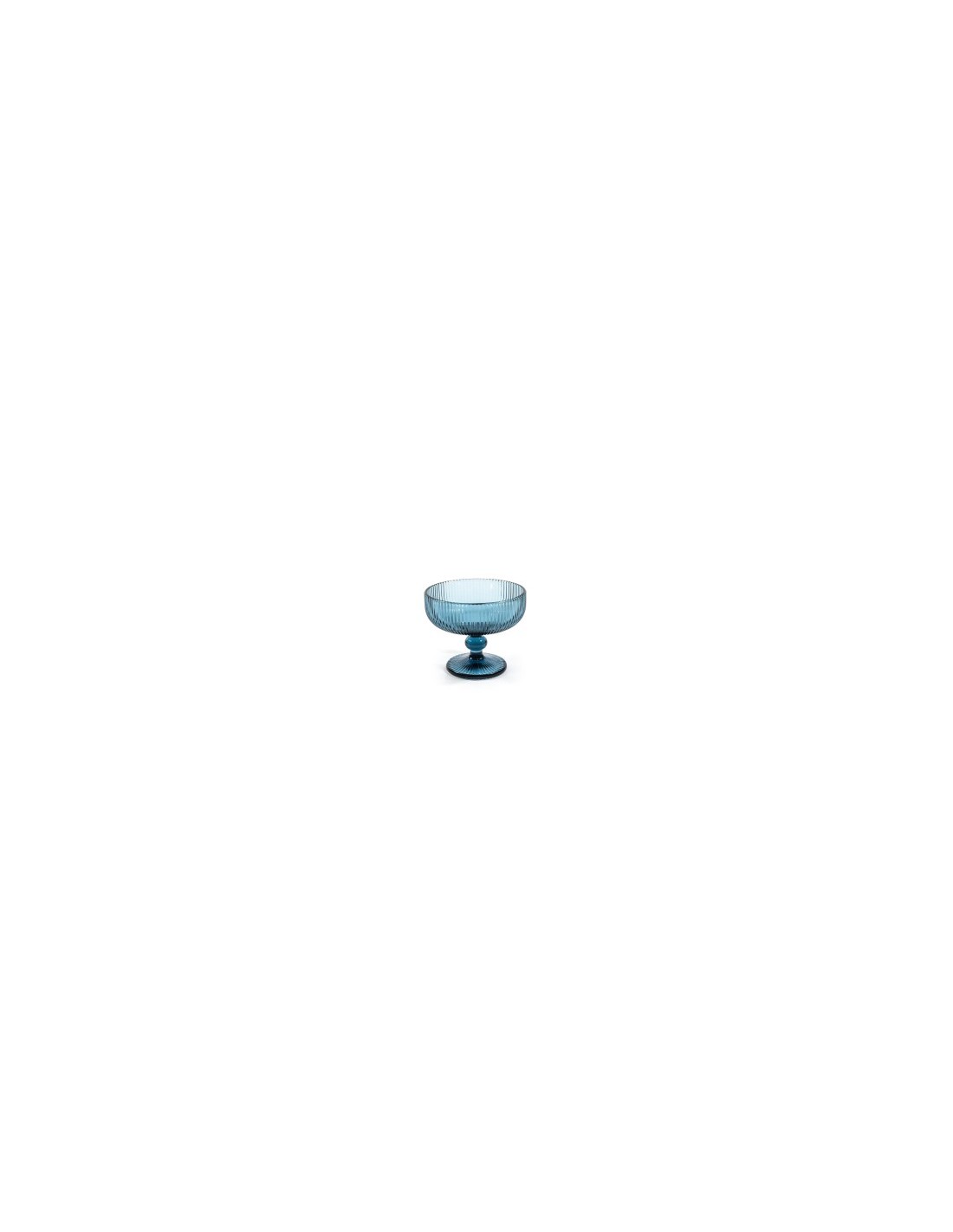 COPPA 08363 RIGHE AZZURRO 290ML 12X10CM