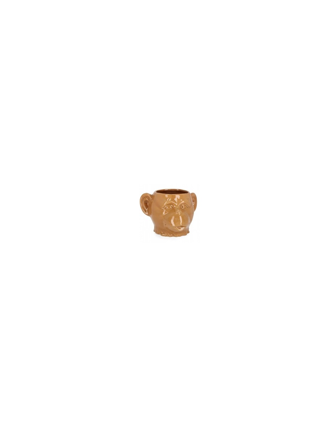 VASO 0143164 JAIDEN SCIMMIA MARRONE 16,5CM