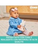 GUND Baby, Sonaglio Ad Anello Rosa, Peluche Sostenibile con Materiali Riciclati, Sonaglio in Legno per Neonati, 13 cm