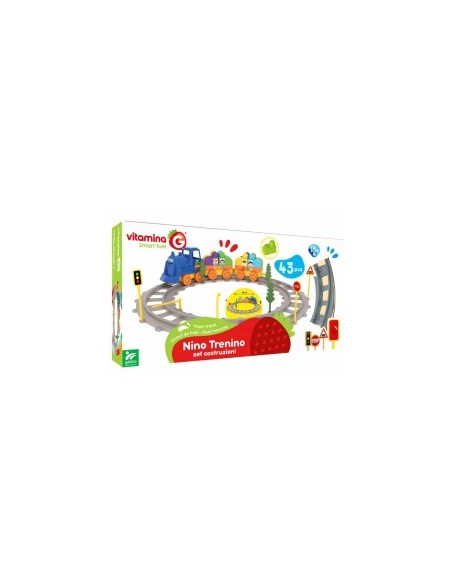 VITAM G 41184 NINO TRENINO SET COSTRUZIONI 43PZ